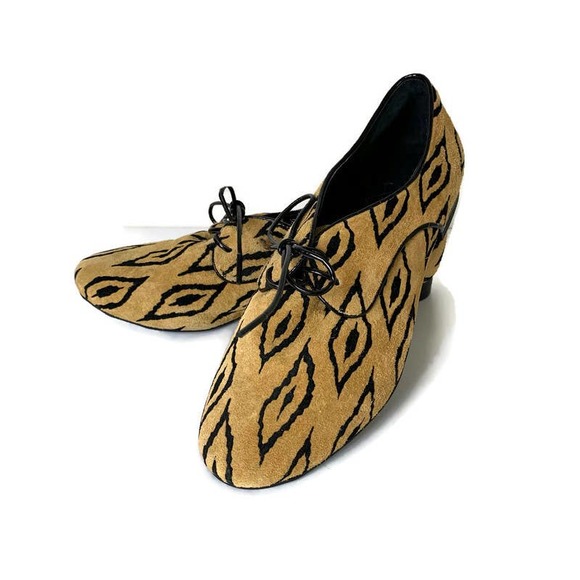 BCBGeneration Shoes - BCBGeneration Womens 'Lesleigh' Regular Suede Dress Shoes Size 6.5 B Tan & Black